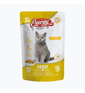 Energy Tavuklu Yetişkin Yaş Kedi Maması - 85 g