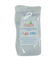 Lüks Çatal Sert Plastik Şeffaf 50 Adet 1 Paket