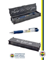 Fenerbahçe Orijinal Versatil Uçlu Kalem 0.7 Hediyelik Ahşap Kutulu (Lacivert)