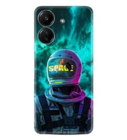 Xiaomi Redmi 13c Kılıf Desenli Silikon Platinium Series Space 1814
