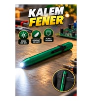 LED Kalem Fener – Kompakt, Klipsli ve Taşınabilir Aydınlatma