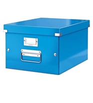 Leitz 6044 WOW Metalik Mavi Orta Boy Saklama Kutusu