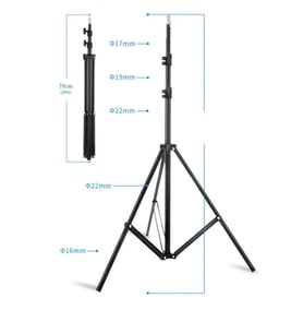 Yüksek Kaliteli Telefon Kamera Tripod Standı, Stabil ve Taşınabilir
