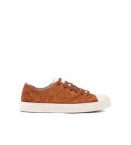 Shoetyle - Hakiki Süet Deri Taba Rengi Erkek Sneaker - 666-01-03