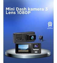 Northcity 1080P 3 Kameralı Araç DVR - Döngü Kayıt, Geri Görüş ve 2 İnç Ekran