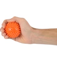 MAXİ EL EGZERSİZ MASAJ VE DUYU TOPU, TURUNCU RENK  6 CM