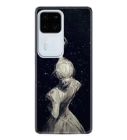 Vivo V30 Kılıf Desenli Silikon Star Woman 1332