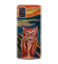 Samsung a71 A72 A73 A7 A9 2018 C7 C9 Kılıf Desenli Silikon Tablo Cat 1788