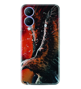 Vivo Y17S Kılıf Silikon Desen Özel Seri Kartal Uçarken 1718