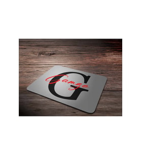 KİŞİYE ÖZEL G  HARF BASKILI MOUSE PAD