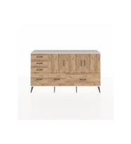 Arges Konsol 4 Raflı 6 Çekmeceli 3 Kapaklı 176x30x99 Aytaşı-Çam