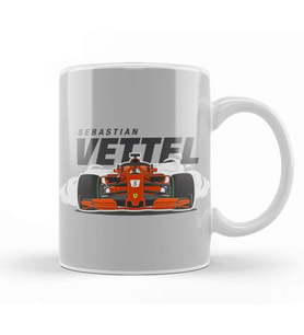 Sebastian Vettel 02 Kupa Bardak Porselen
