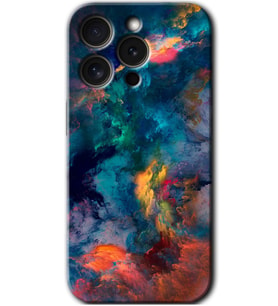 İphone 15 Pro Max Kılıf HD Desen Baskılı Kılıf - Color Storm