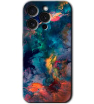 İphone 15 Pro Max Kılıf HD Desen Baskılı Kılıf - Color Storm