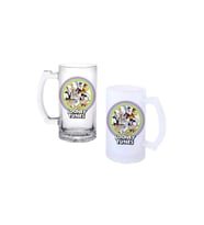 Ghostbastır Design Looney Tunes Kulplu Bira Bardağı Buzlu veya Şeffaf Seçenekli 0153