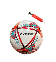 Avessa FT150-120KB Futbol Topu Kırmızı Beyaz 3 astar Pompalı (Kırmızı-Beyaz)