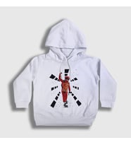 Presmono Unisex Çocuk Beyaz Astronot Film 2001 A Space Odyssey Kapüşonlu Sweatshirt 241462tt
