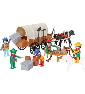 Pilsan Oyuncak Mini Mekanik Serisi:3 Kovboy Arabası