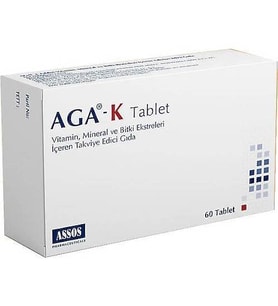 AGA-K Takviye Edici Gıda 60 Tablet