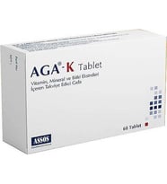 AGA-K Takviye Edici Gıda 60 Tablet
