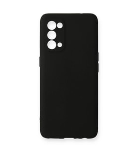 Oppo Reno 5 Pro Kılıf First Silikon - Siyah