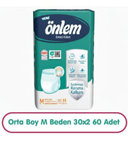 Önlem Emici Külot M Beden 30x2 60 Adet