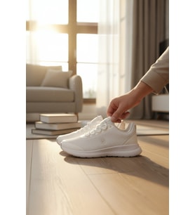 Enoch Erkek Örgü Panelli Esnek Tabanlı Günlük Spor Ayakkabı Sneaker