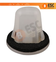 Honda Toyota için 10 Adet Plastik Klips Beyaz 90662 693 0030