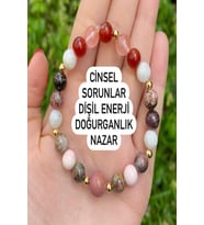 Doğal Taş Cinsel Sorunlar Dişil Enerji Doğurganlık ve Nazar Bilekliği
