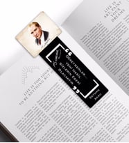 BK Gift Kişiye Özel İsimli Atatürk Temalı Ahşap Kitap Ayracı-12