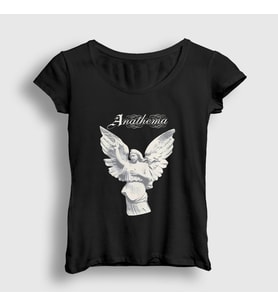 Presmono Kadın Siyah Eternity Anathema T-Shirt 9488tt