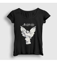 Presmono Kadın Siyah Eternity Anathema T-Shirt 9488tt