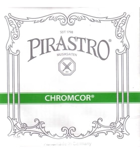 Pirastro 319020 Keman Tel Seti - Chromcor 4/4 Kemanlarla Tam Uyumlu (eğitim - Çelik Çekirdek)  Uzun Ömürlü Çelik Yapı, Kolay Akort Tutma, Parlak Ve Net Ses  Ölçü: 4/4 Kemanlar İçin (4'lü Tam Takım Set)