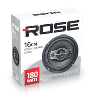 Rose RS-161 16CM Coaxial Tekli Hoparlör (Siyah)
