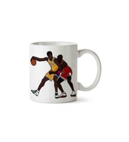 Basketbolcu Kobe Bryant Vs Michale Jordan Porselen Kupa Bardak