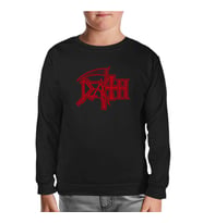 Death - Logo 3 Siyah Çocuk Sweatshirt
