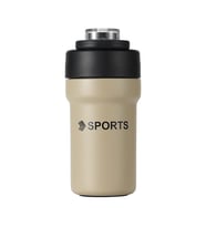 304 L Çelik Krem 500 ml  Pipetli Spor Suluk Matara cin482by