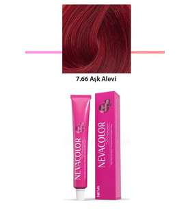 Premium 7.66 Aşk Alevi - Kalıcı Krem Saç Boyası 50 g Tüp