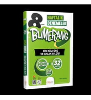 GÜNAY 8.SINIF BUMERANG DİN KÜLTÜRÜ VE AHLAK BİLGİSİ 32 HAFTALIK DENEMELER