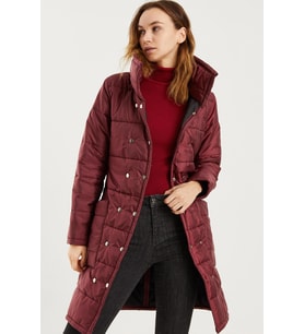 Z6647 DEWBERRY BAYAN KABAN-DÜZ BORDO