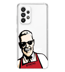 Samsung Galaxy A33 Uyumlu Conor Mcgregor UFC Tasarımlı Şeffaf Telefon Kılıfı