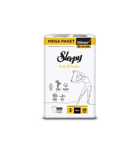 Sleepy Extra Ultra İnce Hijyenik Ped Gece (36 Ped) Mega Paket