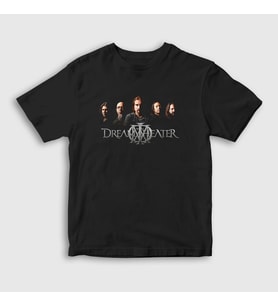 Presmono Unisex Çocuk Siyah Band Dream Theater T-Shirt 143531tt