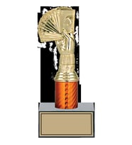 ODAK KUPA - Figürlü Kupalar - Briç Figürlü Kupalar FG-003 B - 22 cm