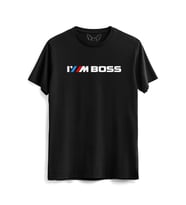 BMW Resimli Dijital Baskılı Siyah Tshirt