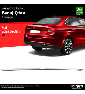 Fiat Egea SD Krom Bagaj Çıtası 2015-2020