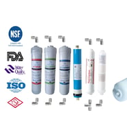 Aquafly 12" Inline 6 Filtre 9 Aşama Su Arıtma Filtresi Kapalı Kasa Cihaz Uyumlu