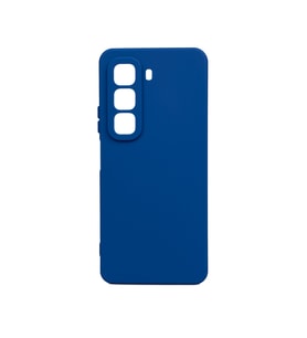 Infinix Hot 50 4G Uyumlu Kılıf Zore Biye Silikon (Mavi)
