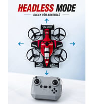 Uzaktan Kumandalı Araba Drone 3 Hız Kademeli 360° Dönüş ve Headless Mode Özellikli