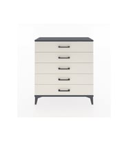 Arges Şifonyer 5 Çekmeceli 88x30x96 Antrasit-Aytaşı